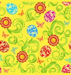 Easter seamless vector image