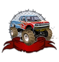 Cartoon Monster Truck vector image