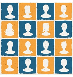 Social network tiles vector image