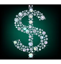 Sign Dollar Sign Dollar vector image