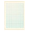 Grunge graph paper vector image