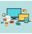 Modern hand draw icons collection web design Modern hand draw icons collection web design vector image