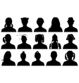 Women portraits vector image