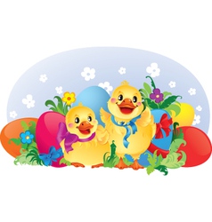 Duckling vector image