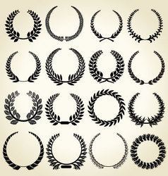 Laurel wreath vector image