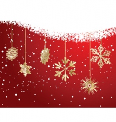 Christmas background vector image