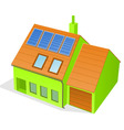 Green Family House Green Family House vector image