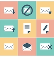 Mail icons vector image