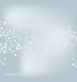 Abstract molecular structure background vector image