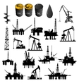 Oil industry vector image