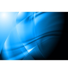 Blue abstract background vector image