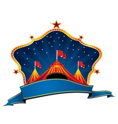 Circus marquee vector image