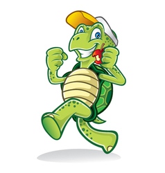 Running Turtle vector image