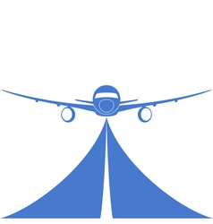 Airplane vector image