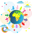 Planet earth vector image
