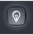 Light bulb pictogram vector image