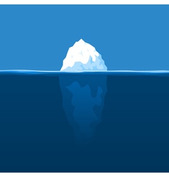 Iceberg vector image
