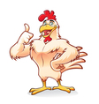 Strong Chicken vector image