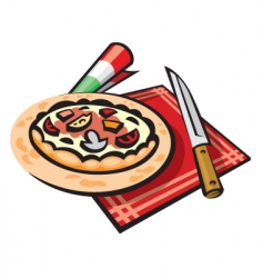 Pizza vector image