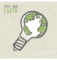 Global ecology concept vector image