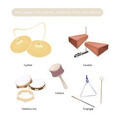 Set of Indefinite Pitch Instruments vector image