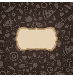 Restaurant Menu Design vector image