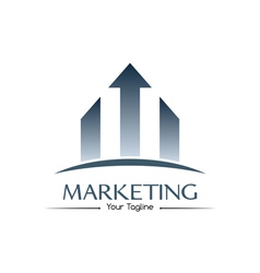 Marketing logo Marketing logo vector image