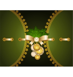 Christmas winter background vector image