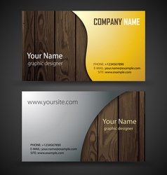 Abstract creative business cards set template vector image