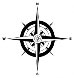 Compass icon vector image