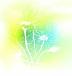 Spring background vector image