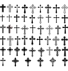 Cross vector image