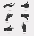 Business hand icon vector image