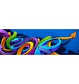 Graffiti background vector image