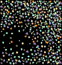 Confetti New Years celebration vector image