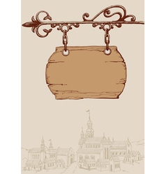 Vintage sign vector image