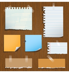 Notes paper vector image