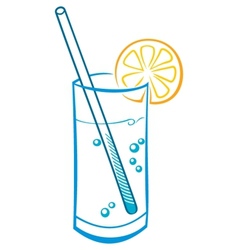 Fresh drink vector image