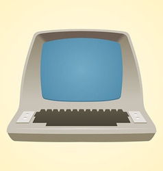 Old Computer vector image
