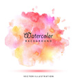 Watercolor stains vector image