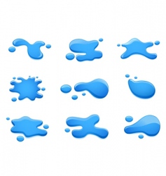 Splash set vector image