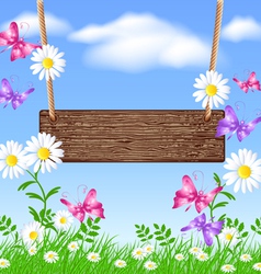 Spring Swing vector image