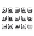 Architecture and construction icons vector image