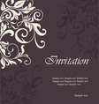 Floral card vector image