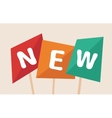 Sign New Sign New vector image