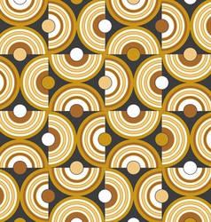 Circle background pattern vector image