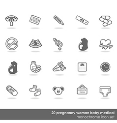 Medical icons vector image