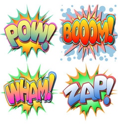 Comic book vector image