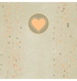 Valentine hearts card vector image