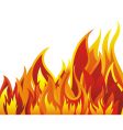 Fire background vector image
